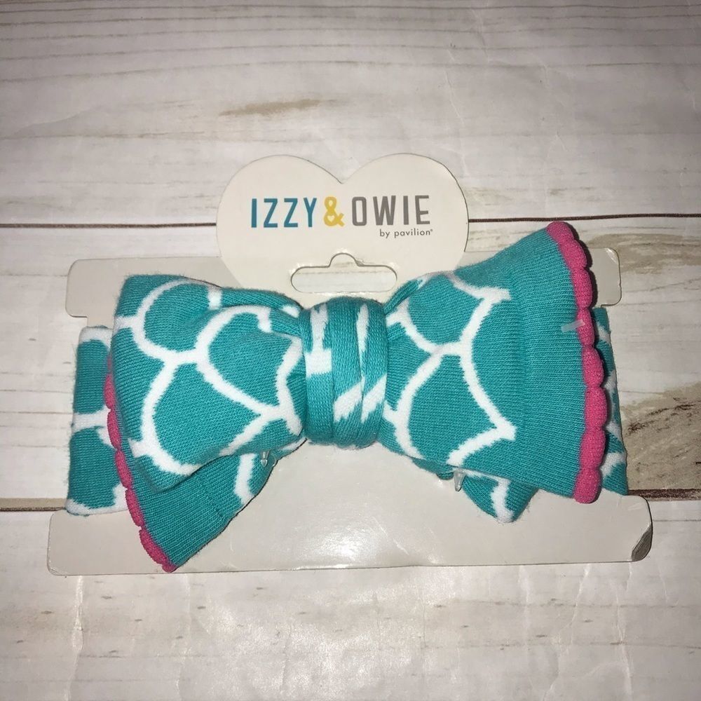 Izzy & Owie Headband Turquoise Mermaid Baby 6-24 M